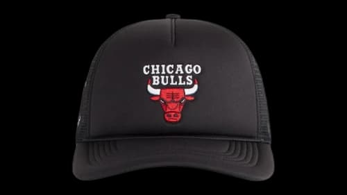 Kith x 47 Brand Chicago Bulls Hitch Snapback Trucker Hat Black