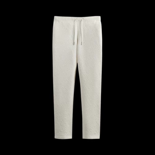 Kith Quilted Interlock Elmhurst Pant 'Sandrift'