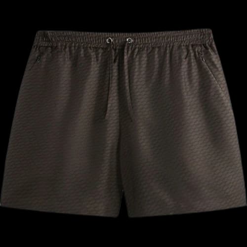 Kith Monogram Silk Cedar Short 'Kindling'