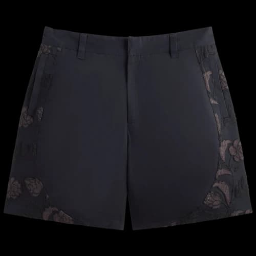 Kith Chain-Stitched Combo Glen Short 'Black'