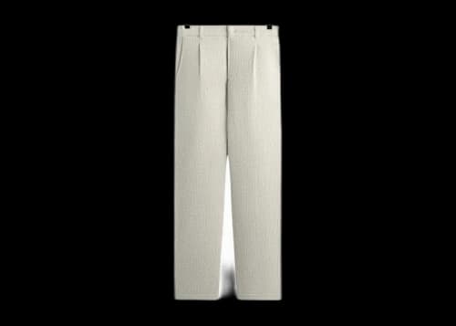Kith Striped Interlock Garrison Pant Light Heather Grey