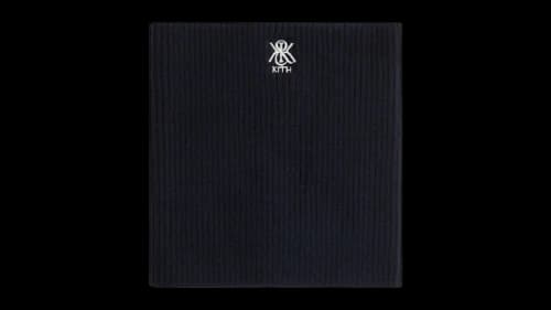 Kith Ribbed Neck Warmer Black