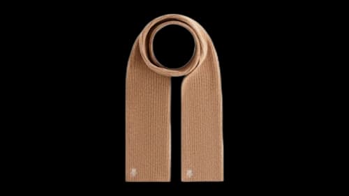 Kith Ribbed Knit Scarf Sandy Heather