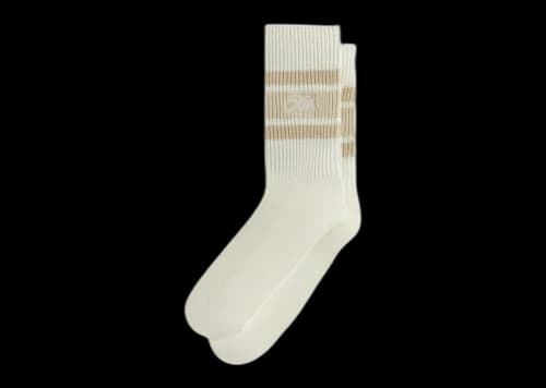 Kith Calf Stripe Relaxed Crew Sock Silk
