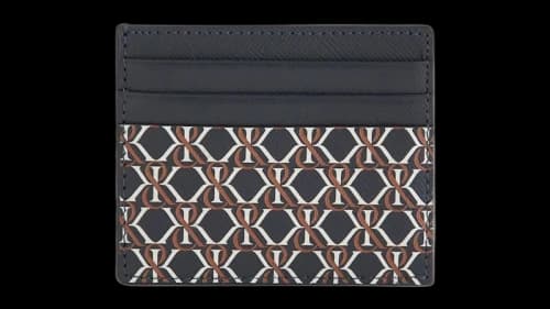 Kith Printed Monogram Card Holder Nocturnal