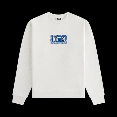 Kith Treats Year Of The Horse Nelson Crewneck 'Light Heather Grey'