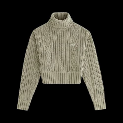 Kith Women Finley Cable Knit Quarter Zip 'Element'