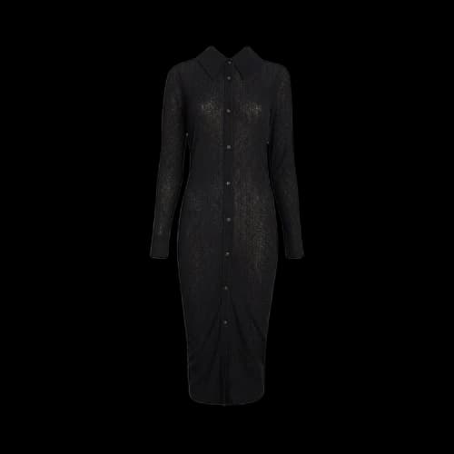 Kith Women Tori Sheer Rib Midi Dress 'Mass'