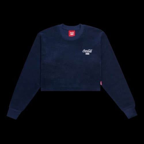 KITH x Coca Cola Crossover Short Round Neck Navy Blue