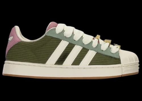 adidas Superstar ST Silver Green Olive Mauve