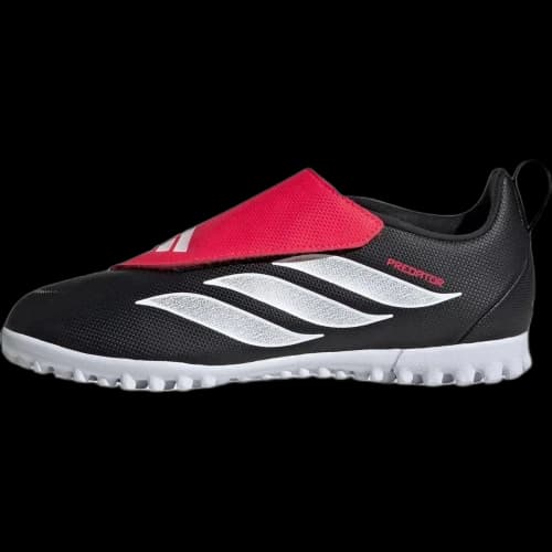 Adidas Predator CLUB Comfortable Support Low top Soccer Shoes Black Red Kids'