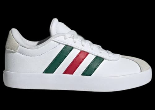 adidas VL Court 3.0 White Dark Green Power Red (GS)
