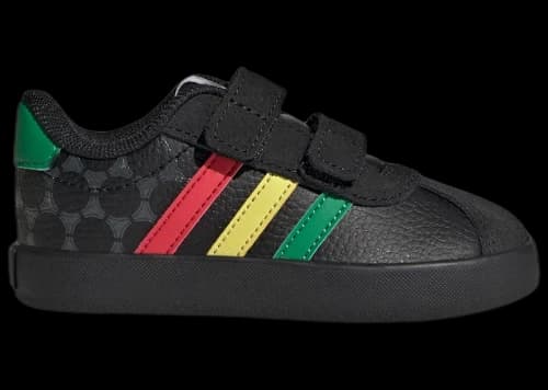 adidas VL Court 3.0 Black Green Pure Ruby (TD)