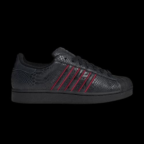 adidas Superstar II 'Core Black Team Victory Red'