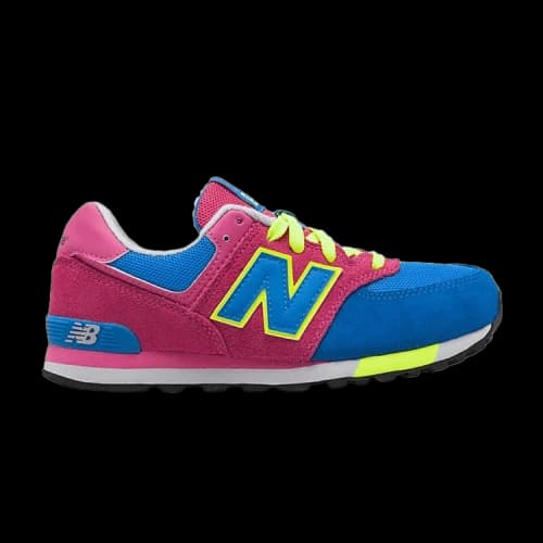 New Balance 574 Big Kid 'Blue Pink'