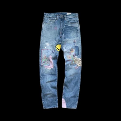 Kapital Gypsy Patch Remake Okabilly 14oz 5 Pocket Denim 'Indigo'