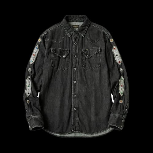Kapital Kountry Denim Western Shirt 'Black'