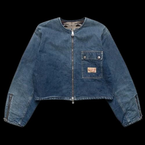 Kapital Bone Lining Reversible Motocross Jacket 'Blue'