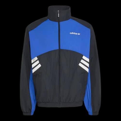 adidas Munich 93 Track Jacket Asia Sizing 'Black Royal Blue'