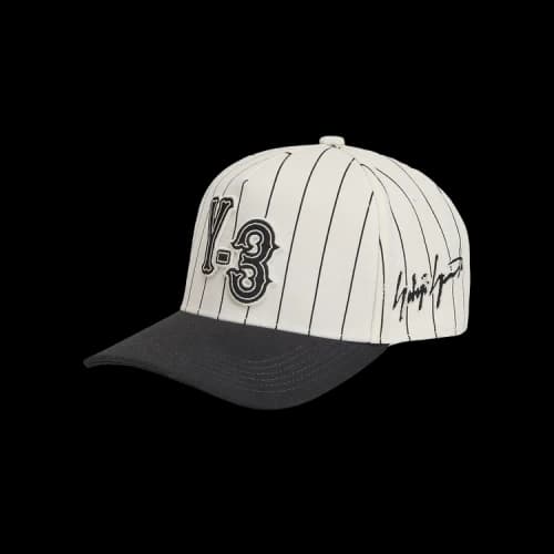 Y-3 Pinstripe Cap 'White'