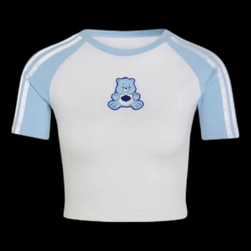 adidas Care Bears Baby T-Shirt Asia Sizing 'White Clear Sky' (Women's)
