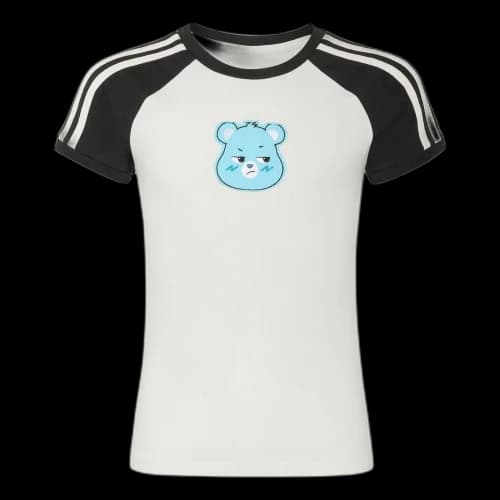 (GS) adidas x Care Bears Slim Cali T-Shirt Asia Sizing 'Off White Black'