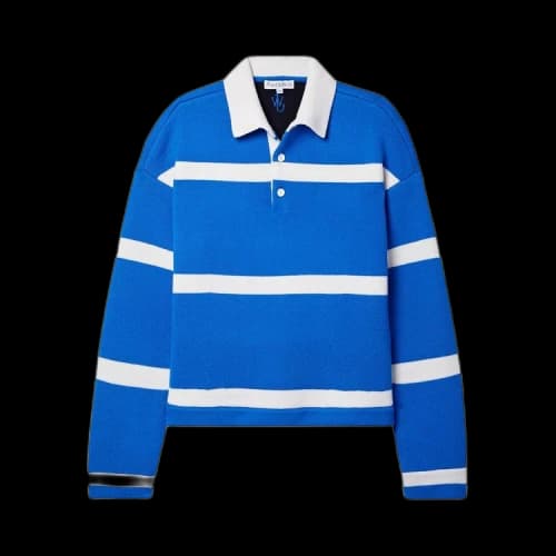 JW Anderson Structured Polo Top 'Azure Blue'