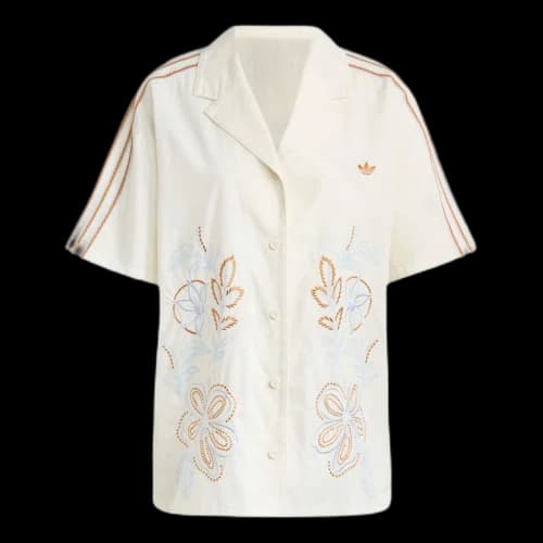 adidas Summer Glow Resort Shirt Asia Sizing 'Off White' (Women's)