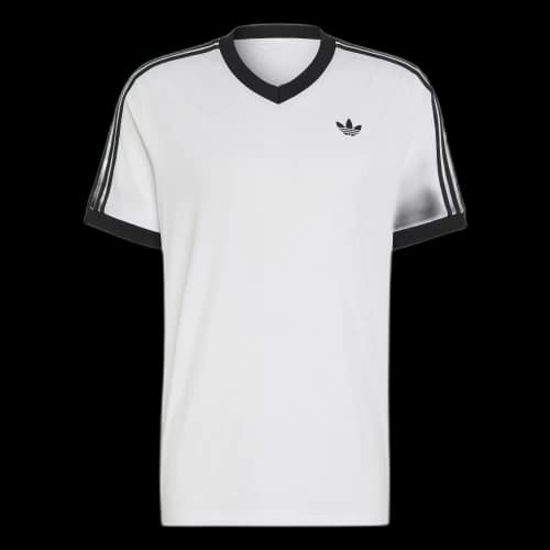 Adidas Originals Sport Performance Tennis Tops Men's White V Neck Moderate