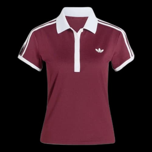 adidas Tennis Classic Polo Shirt Asia Sizing 'Maroon' (Women's)