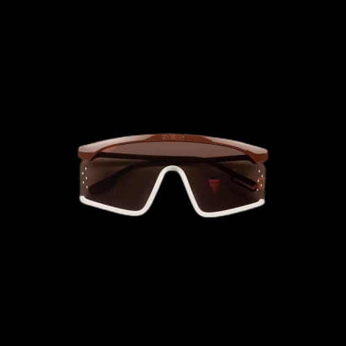 Kenzo Mirror Shiny D Mask Sunglasses 'Brown'