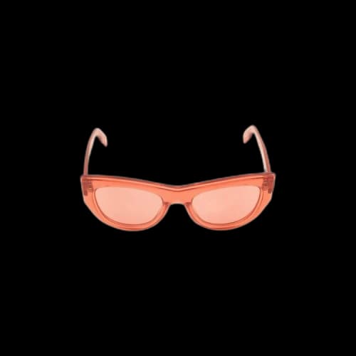 Kenzo Shiny Acetate Cat Sunglasses 'Orange'