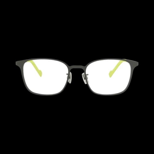 Kenzo Square-Frame Metal Optical Frames 'Green/Transparent'