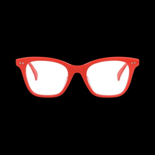 Kenzo Cat Eye-Frame Acetate Optical Frames 'Red/Transparent'