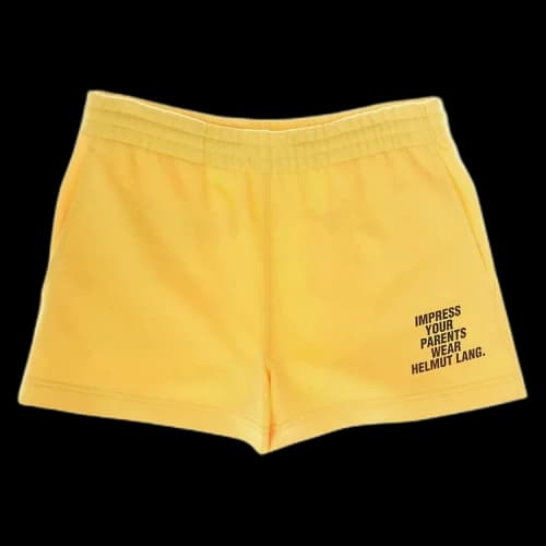 Helmut Lang Impress Shorts 'Laser Yellow'