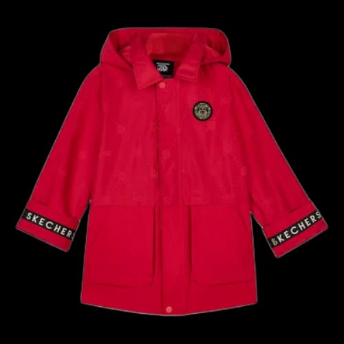 (GS) Skechers CNY Series Casual Hoodies 'Red Black'