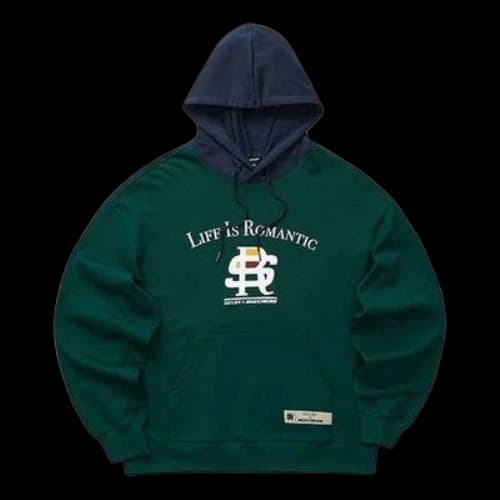 Skechers x Romantic Crown Long Sleeve Hoodie 'Green White'