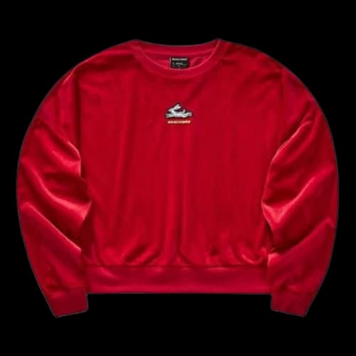 Skechers CNY Series Crew Sweater 'Red White' (Women's)