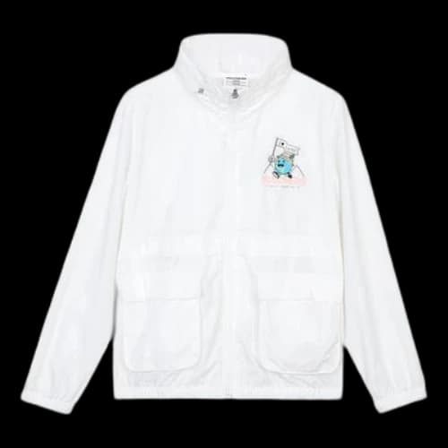 (GS) Skechers Casual Graphic Jacket 'White Blue'