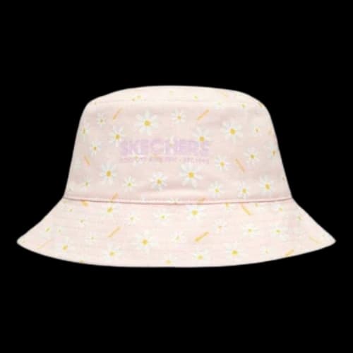 (GS) Skechers Reservible Bucket Hat 'Pink White'