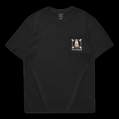 Skechers x SpongeBob Printed Short Sleeve T-shirt 'Black White' (Women's)