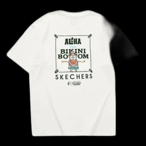 Skechers x SpongeBob Graphic T-Shirt 'White Green'