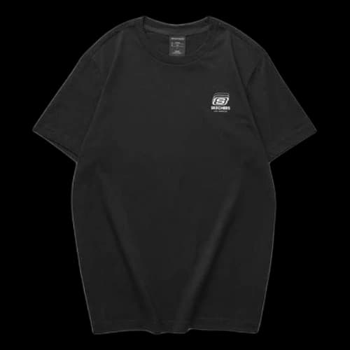 Skechers Logo Tee 'Black White'