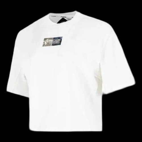 Skechers Graphic T-Shirt 'White Black' (Women's)