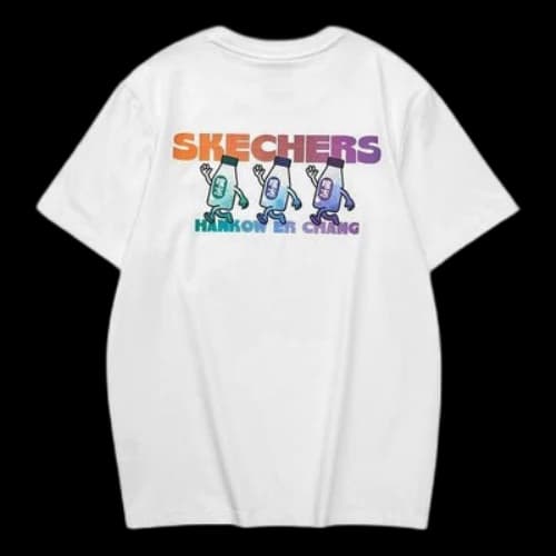 Skechers x Hankow Graphic Tee 'White Multi-Color'