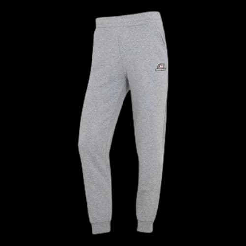 Skechers Letter Logo Printed Drawstring Knit Pants 'Grey' (Women's)