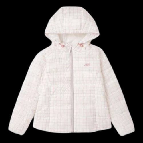 Skechers Packable Hooded Down Jacket 'White Black' (Women's)
