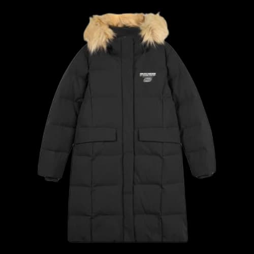 Skechers Casual Series Long Down Jacket 'Black' (Women's)