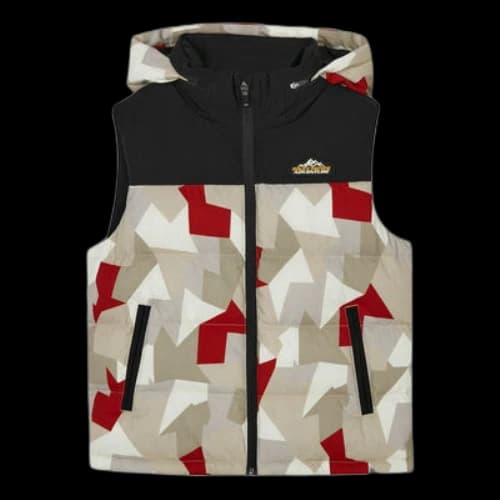 (PS) Skechers Casual Vest 'White Tan Black'