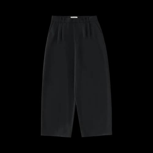 Studio Nicholson Line Double Pleat Volume Pant 'Black'